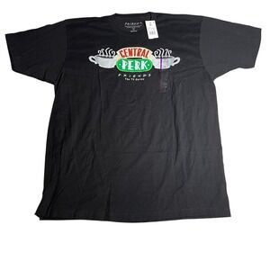 Friends Central Perk The TV Series Black T Shirt‎ XL